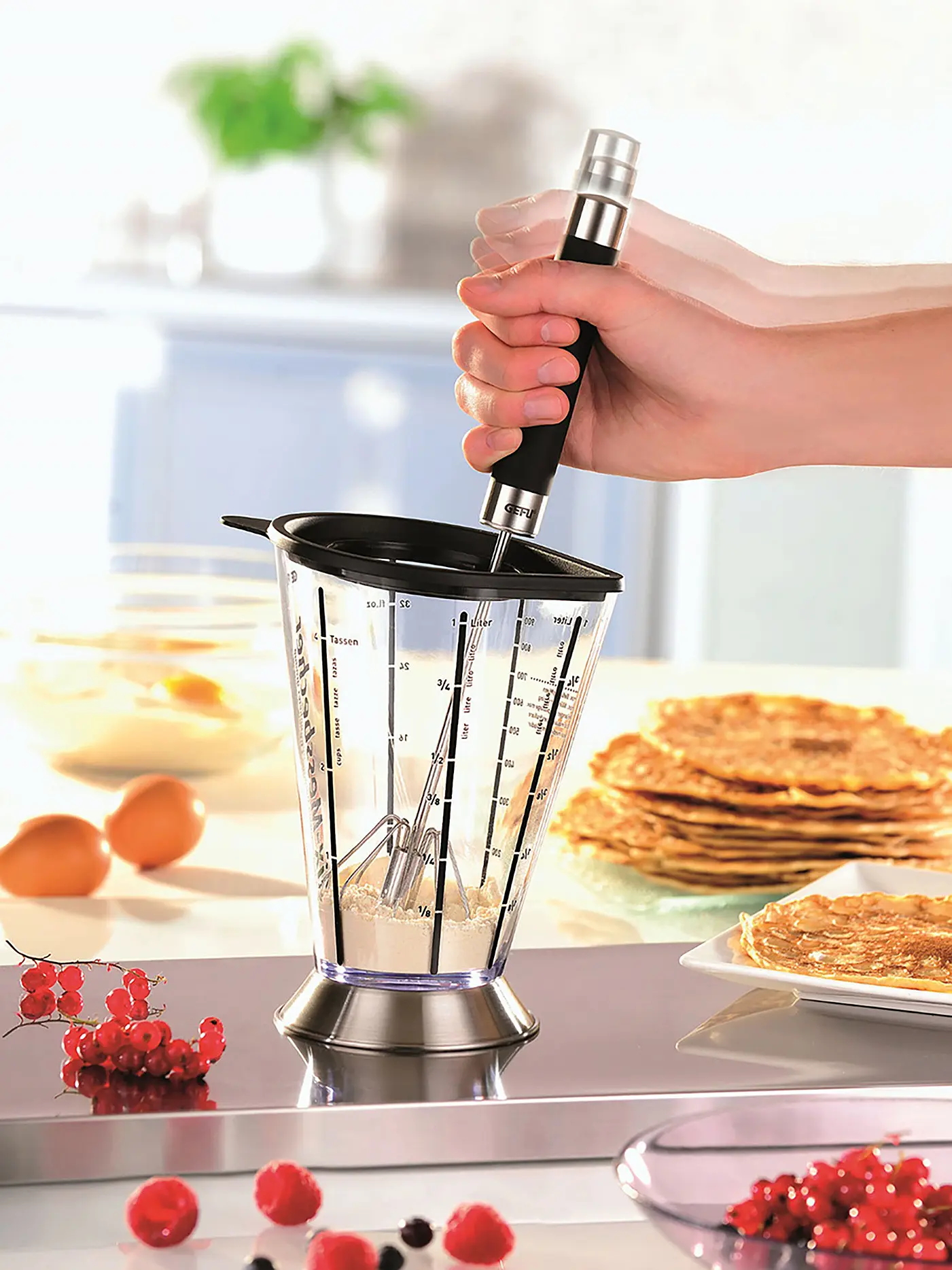 GEFU | Universal Quirl FINELLO 36cm Edelstahl | 